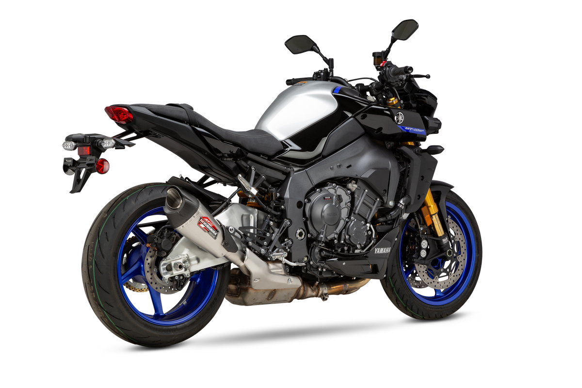 Yoshimura AT2 All-New Faceted Exhaust System for Yamaha MT-10 2022-2023