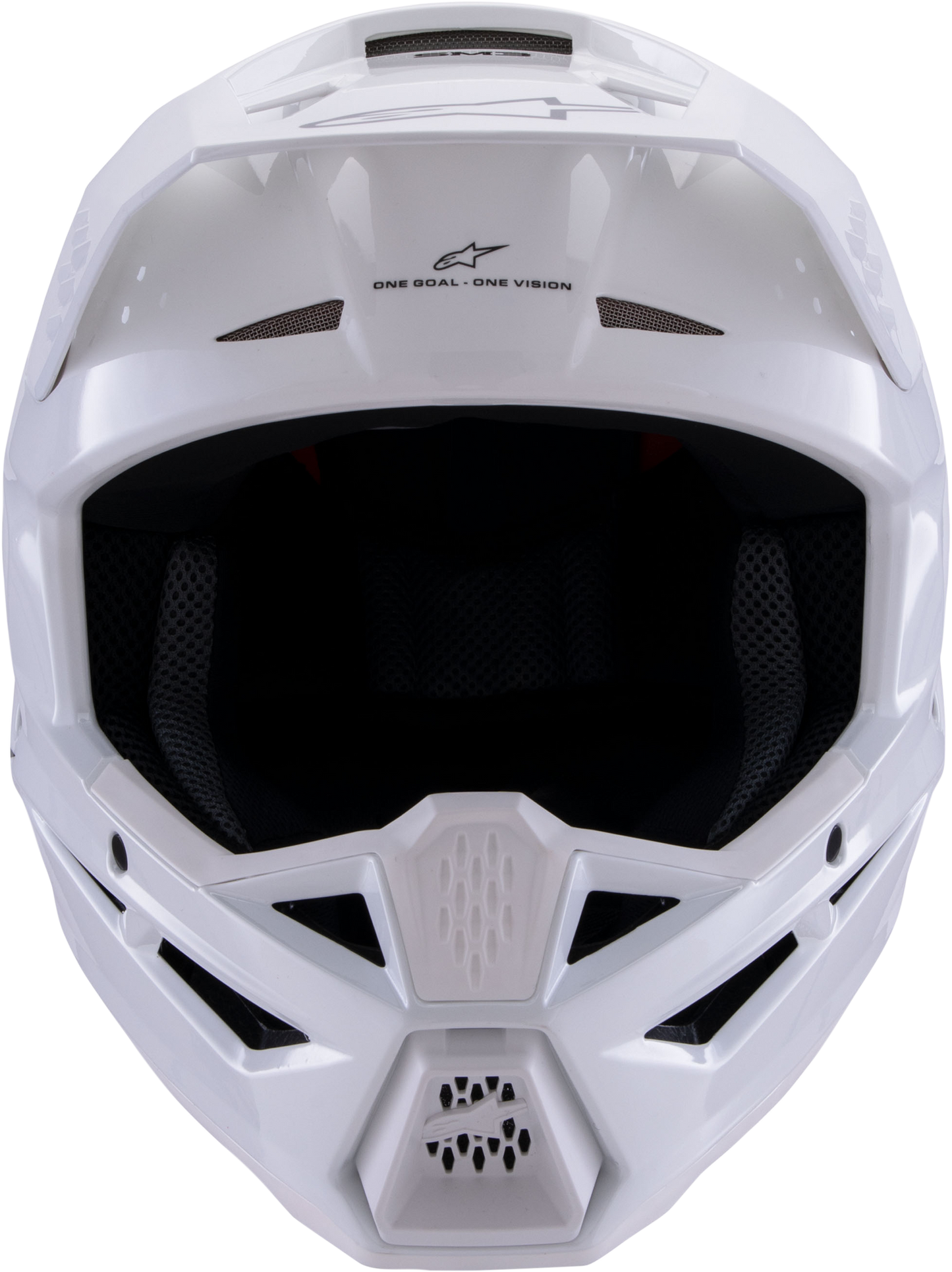 Alpinestars SM3 Off-Road Helmet - White Glossy, Small, Model SM3