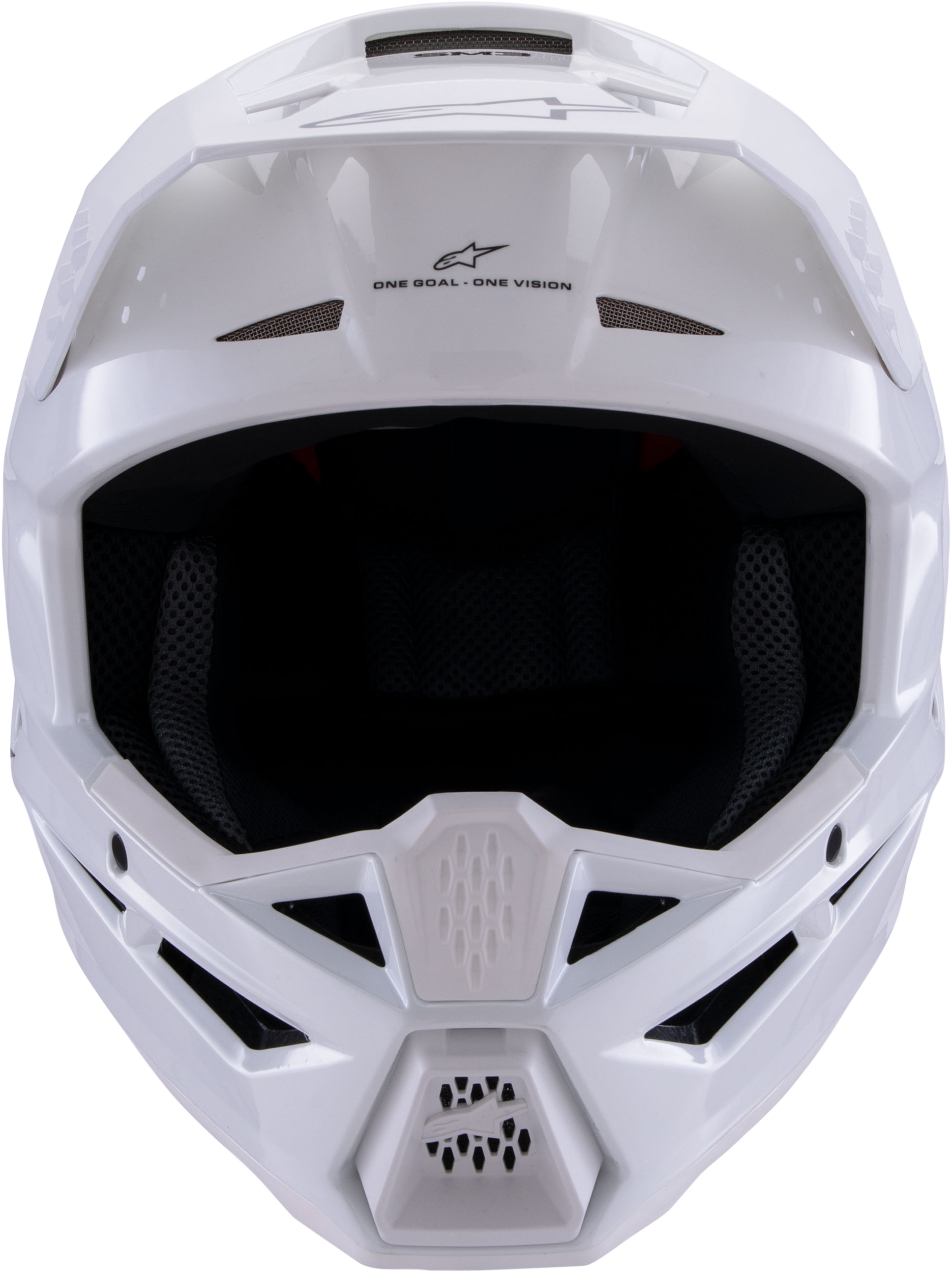 Alpinestars SM3 Off-Road Helmet - White Glossy, Small, Model SM3