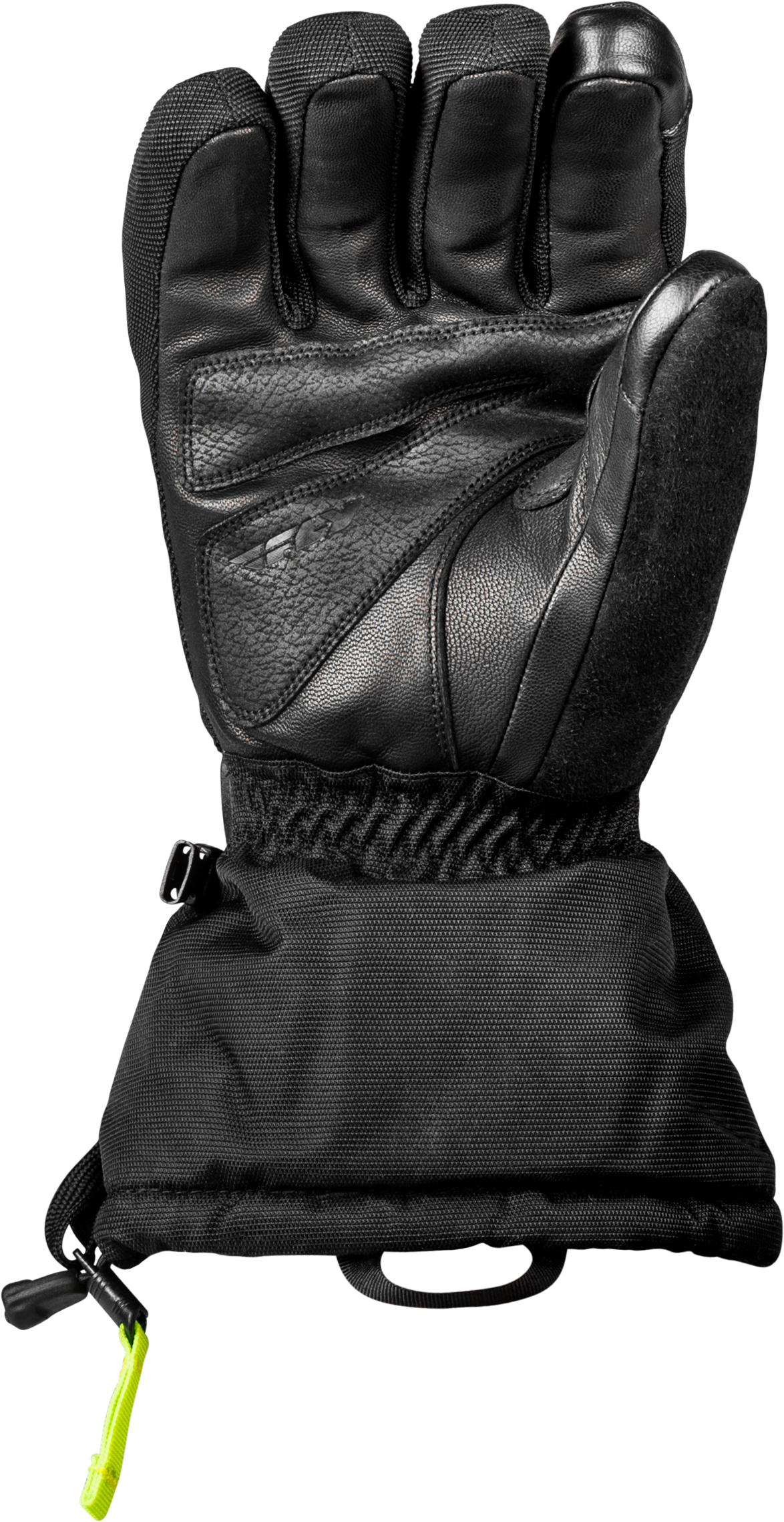 Fly Racing Cascade Gloves X-Small Black, Blue & Hi-Vis Yellow for Snow Sports
