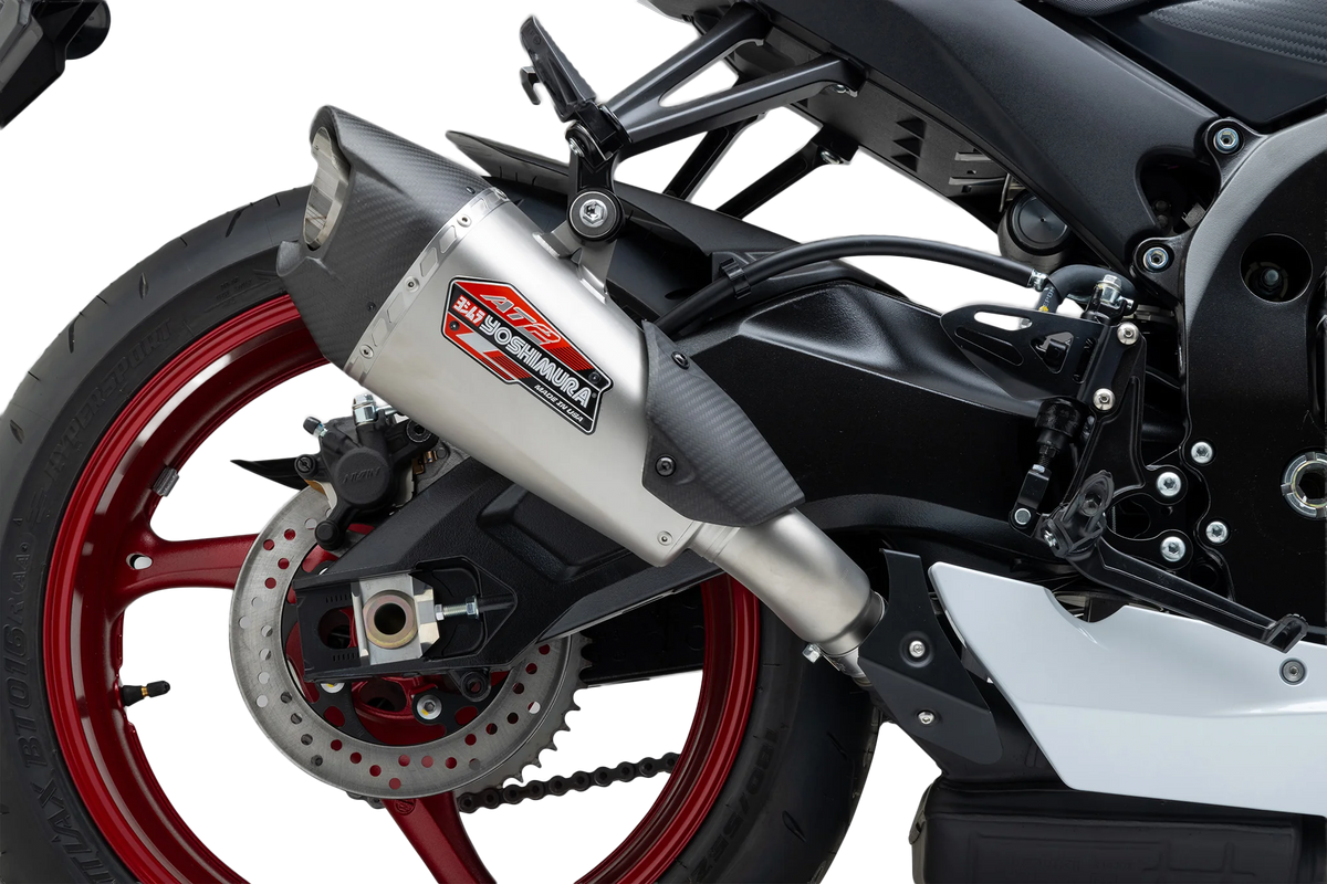 Yoshimura Exhaust Street At2 Slip-On Muffler for Motorcycles - Part Number 11750BP521