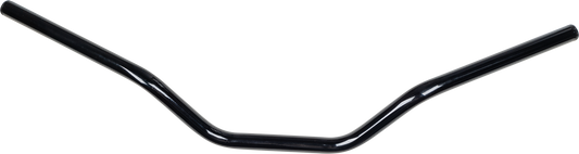 FIRE POWER 7/8 inch Daytona Touring Black Handlebar - Street Motorcycle Handlebars with Carbon Steel Construction