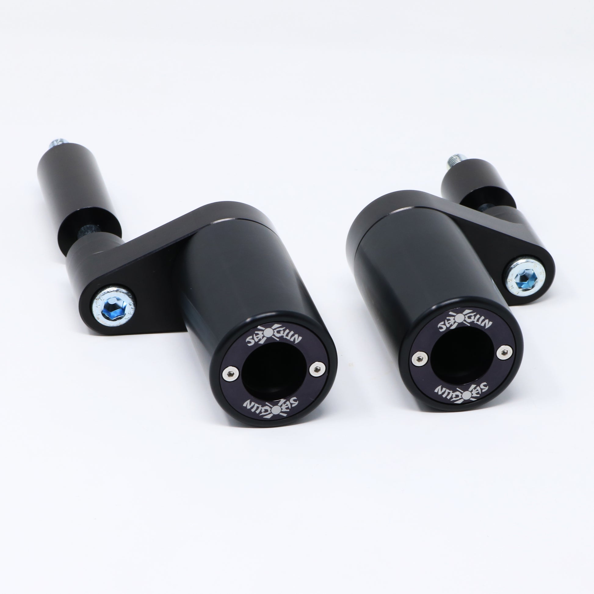 SHOGUN Pa2 Frame Sliders No Cut Black for Kawasaki - Street Body Protection