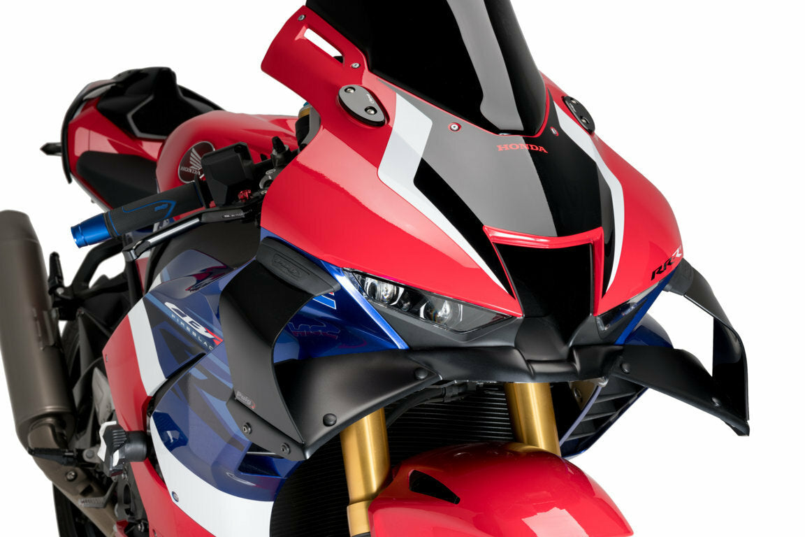 PUIG Front GP Spoiler for Honda CBR1000RR-R Fireblade SP 2020-2022, Black