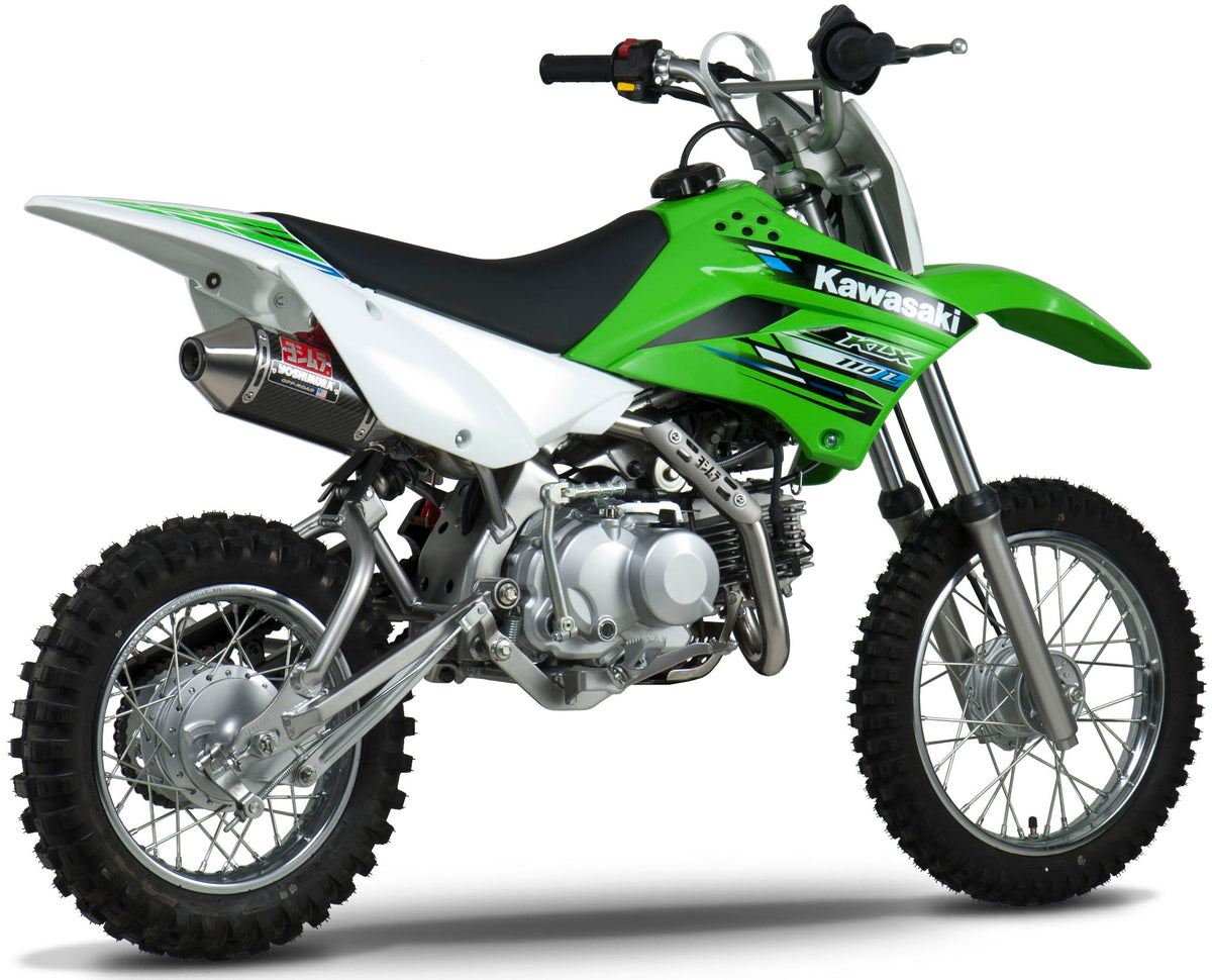 Yoshimura RS-2 Full Exhaust System for Kawasaki KLX110 - Performance Offroad Motorcycle Upgrade