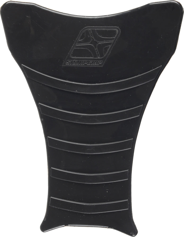 STOMPGRIP Tank Protector Ridge Smoothridge Black – Durable Gas Tank Cover for Street Bikes