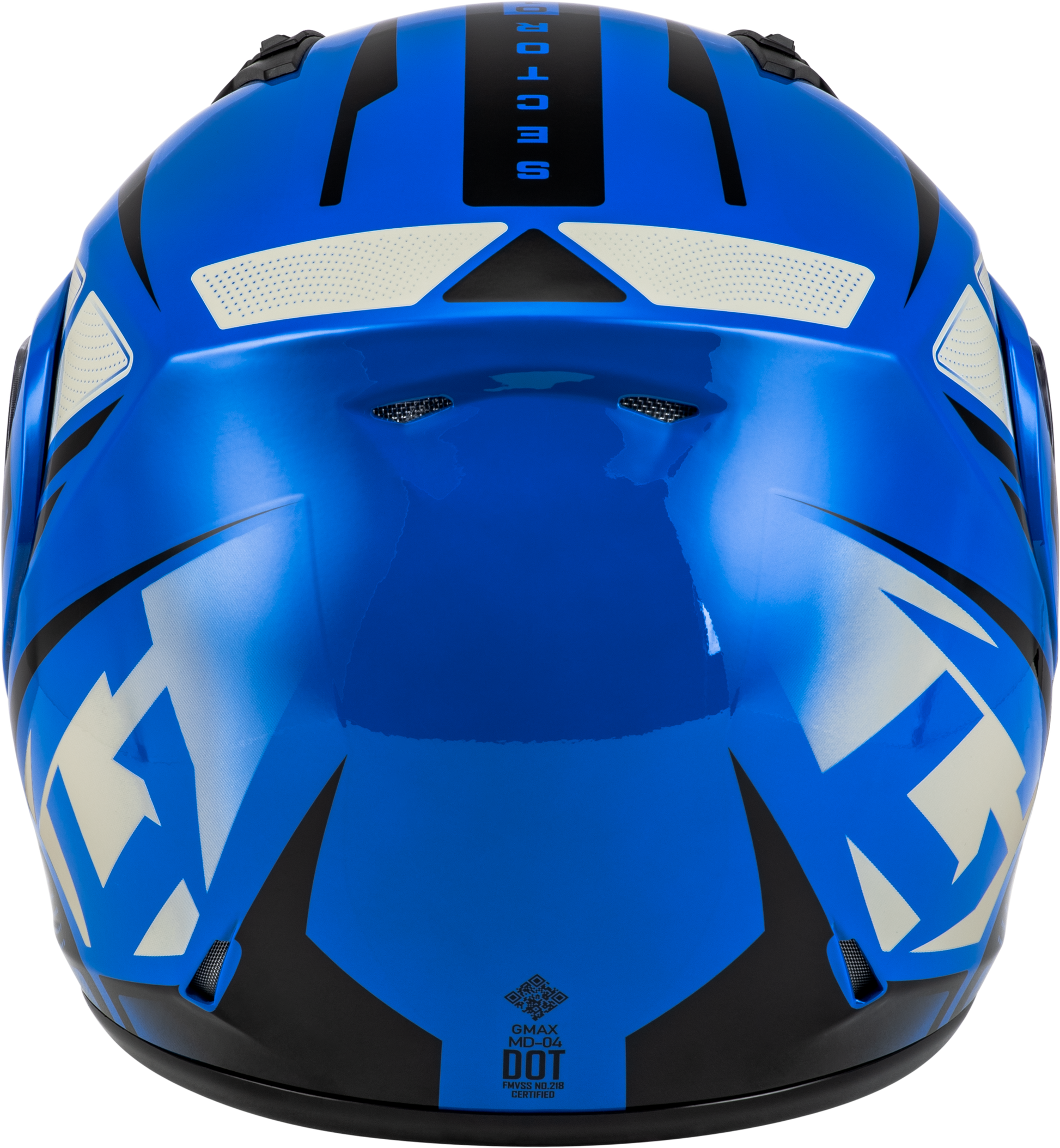 GMAX MD-04 Sector Modular Helmet Blue/Black 2X-Large for Street Riding