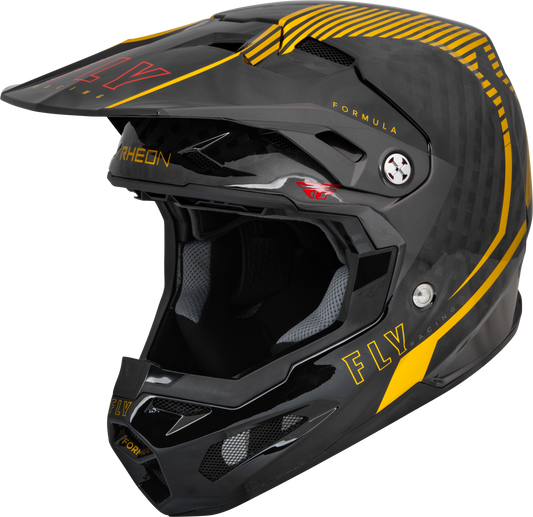 Fly Racing Formula Carbon Tracer Off-Road Helmet - X-Small, Gold/Black