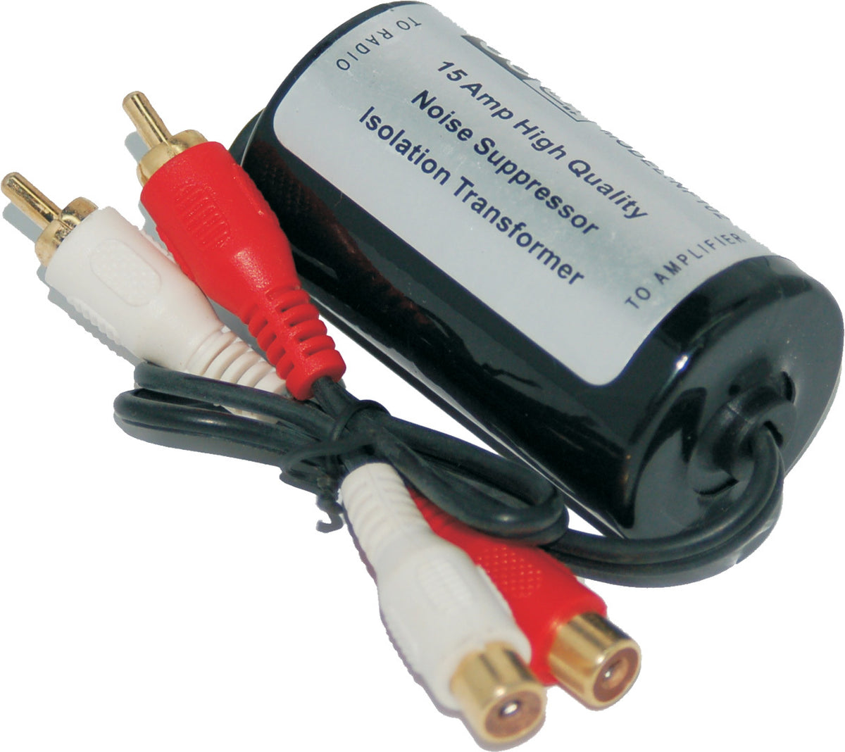 NAMZ CUSTOM CYCLE NAP-NF Ground Loop Isolator and RCA Cable Kit for V-Twin Motorcycles