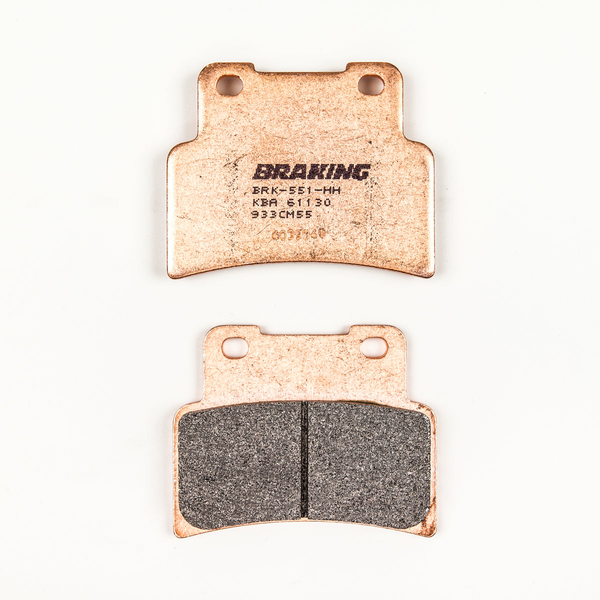 BRAKING Front Sintered Brake Pad Set for Aprilia Motorcycles - Model 933CM55