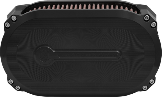 KENS FACTORY NXT-04B Black Washable High-Flow Air Cleaner for Harley Davidson V-Twin Models