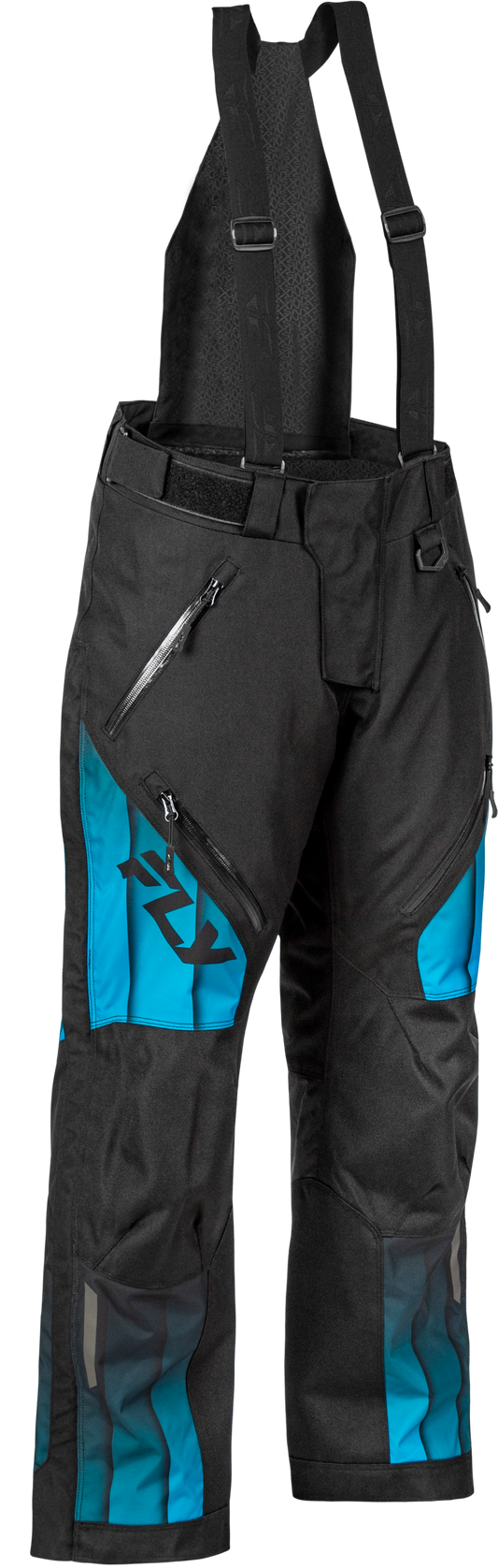 Fly Racing Women's SNX Pro Pant Blue/Black Small – Snow Waterproof Snowboarding Pants with Removable Thermal Liner and High-Visibility Safety Features