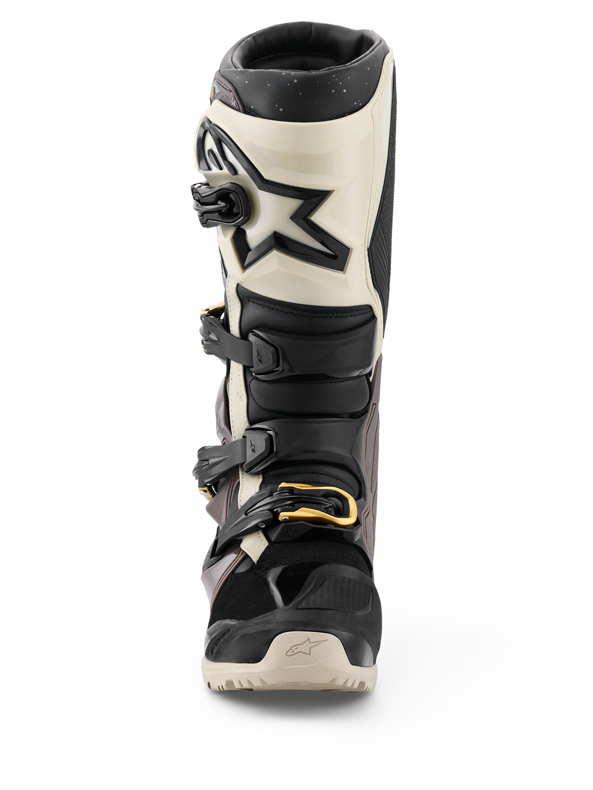 Alpinestars Tech 7 Enduro Drystar Offroad Boots US Size 8 - Black, Dark Grey, and Gold