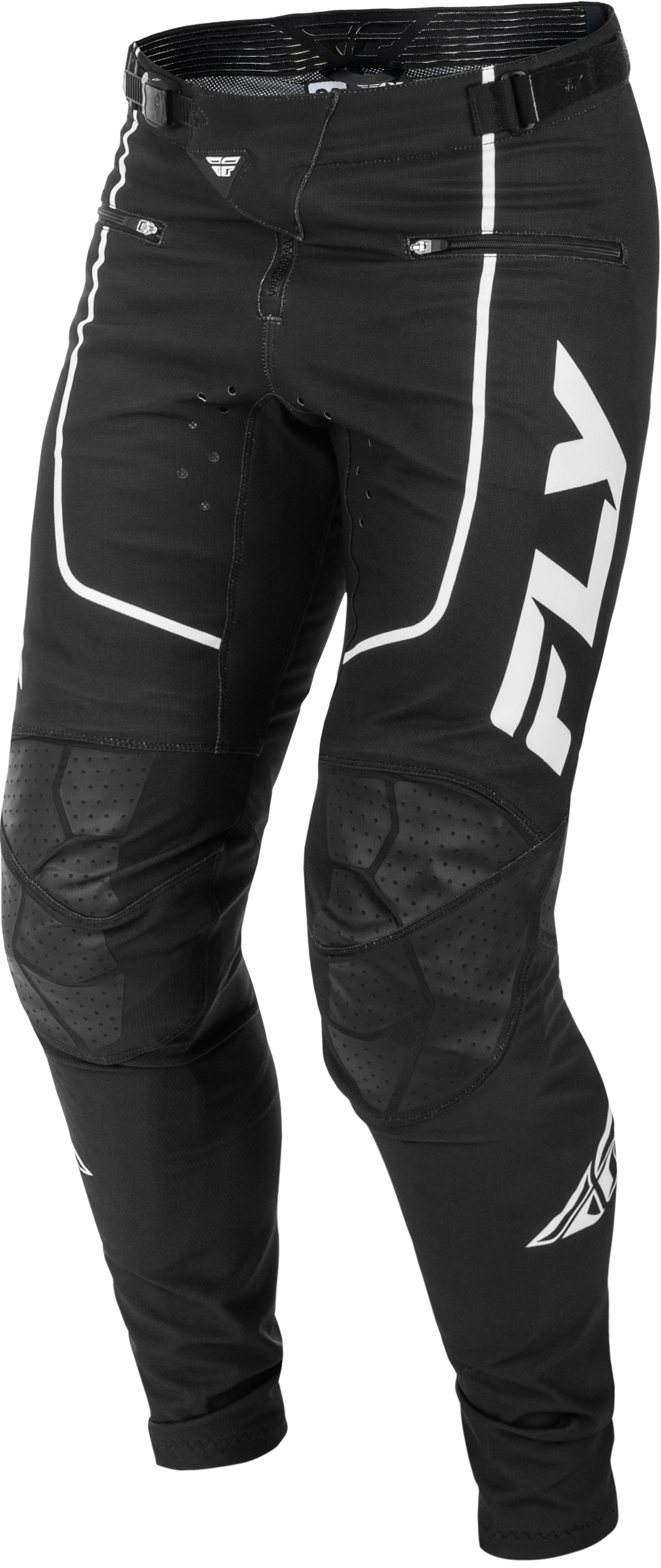 Fly Racing Rayce Bicycle Pants Men’s US 34 Black/White – MTB & BMX Performance Apparel