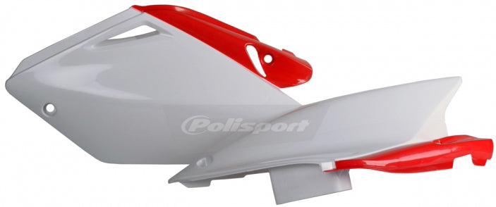POLISPORT White Side Panels for 2004-2005 Honda CRF250R – Durable Off-Road Motorcycle Body Parts