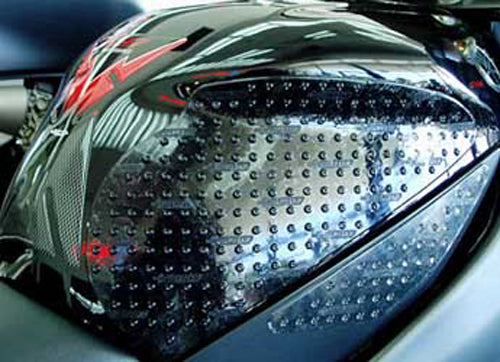 STOMPGRIP Tank Pad Kit Volcano Black for Aprilia RSV4 and Tuono V4 Models
