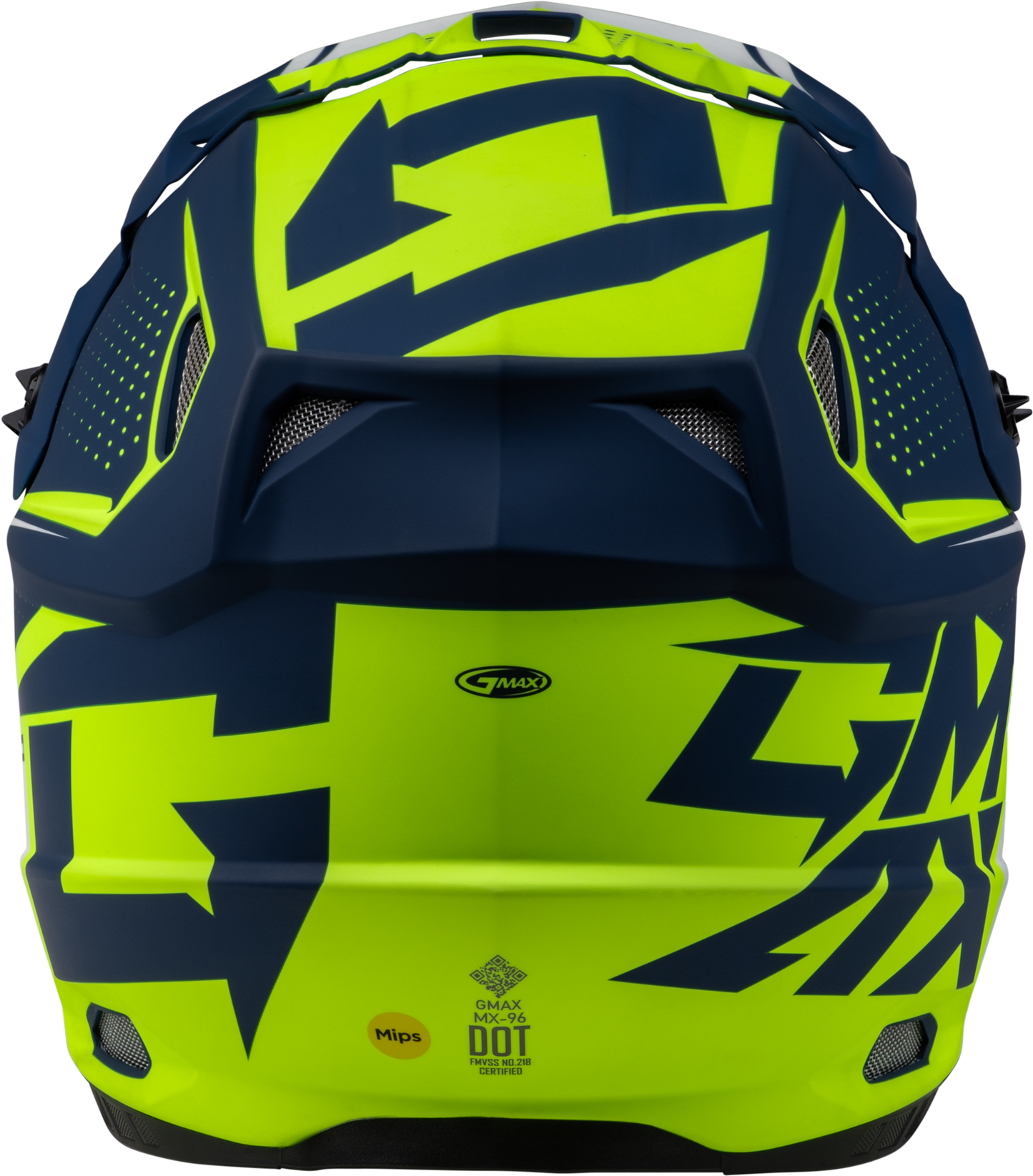 GMAX MX-96 Off-Road Helmet 2X-Large Matte Blue/Green with MIPS Protection