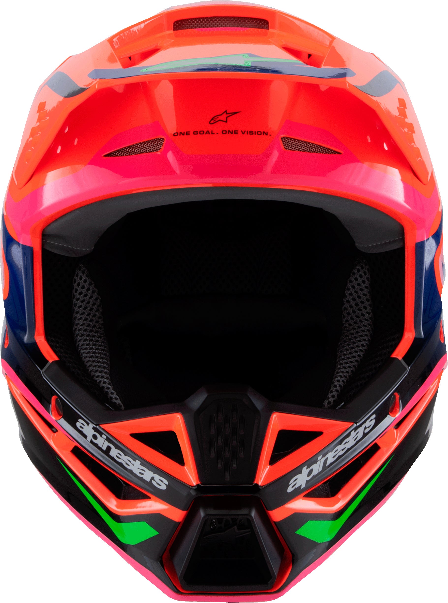 Alpinestars SM3 Youth Deegan Helmet Orange Fluo/Purple/Pink Fluo – Off-Road Youth Helmet
