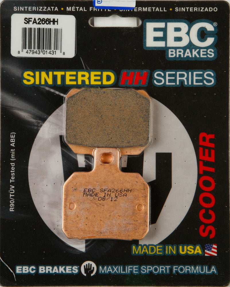 EBC Double-H Sintered Superbike Brake Pads SFA266HH for Scooter - High Performance Street Braking