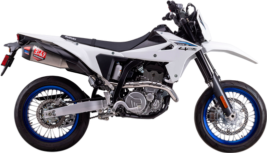Yoshimura Race RS 12 Full Exhaust System for Suzuki - Matte Carbon Fiber End Cap, All-New Faceted Design