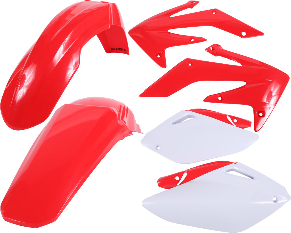 ACERBIS Plastic Kit Red for Honda CRF250R 2004-2005 Offroad Replacement Body Parts