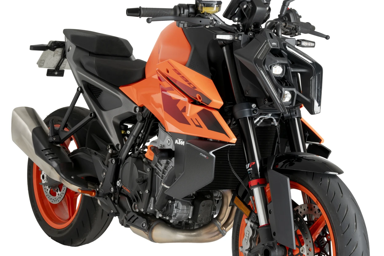 PUIG Downforce Side Spoilers Carbon for KTM Street Models - Part 22174C