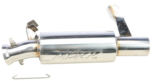 MBRP Performance Exhaust Race Silencer for Arctic Cat Snowmobiles - Part #2280314