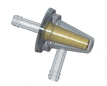 VISU-FILTER Compact 90° Fuel Filter with 1/4-Inch Inlet - Universal Intake/Carb/Fuel System Filter