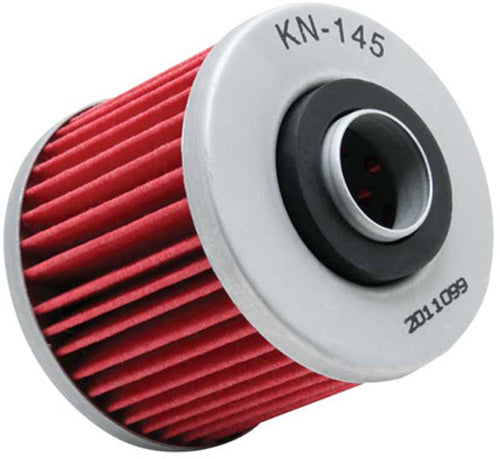 K&N KN-145 Synthetic Media Oil Filter for Yamaha SR400, Yamaha YFM700 Raptor, Aprilia Pegaso