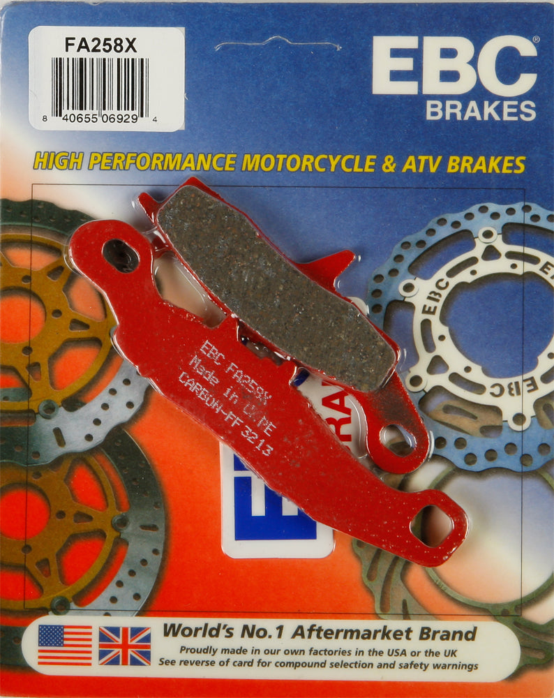 EBC FA258X Brake Pads for Kawasaki KX85 (2001-2010) - Street Performance