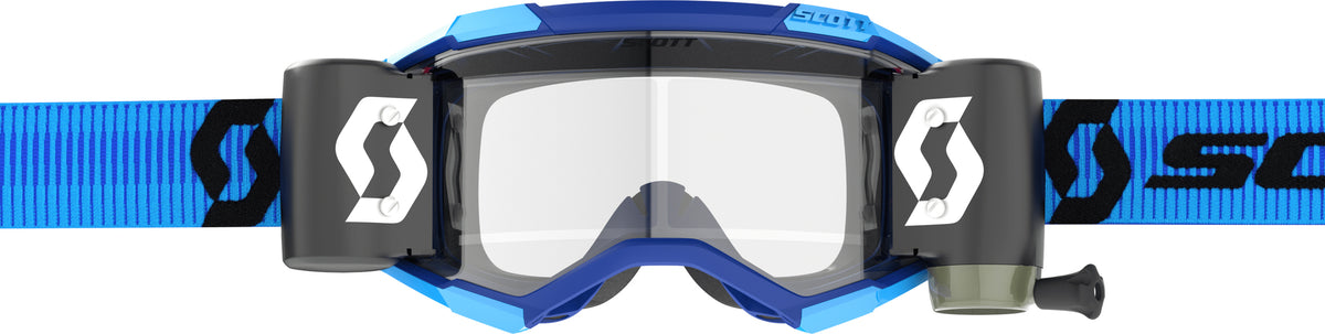 SCOTT Fury WFS Goggles Blue/Black Clear Lens for Offroad Riding