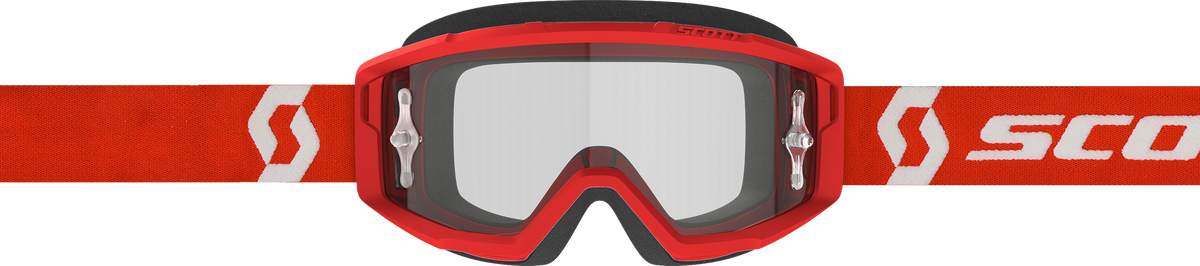 SCOTT Primal Goggle Red/White Clear Works Offroad Eyewear