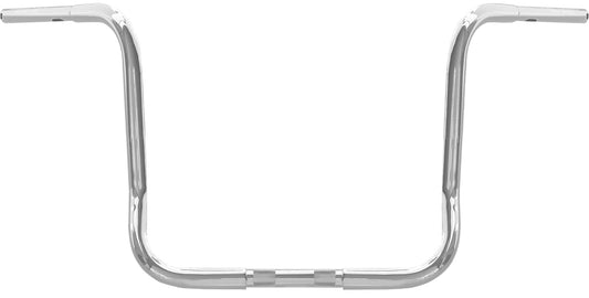 Wild 1 Chubby 10-inch Bagger Ape Hanger Handlebars for Harley FLHX 2024-2025 - Chrome Part WO578NC