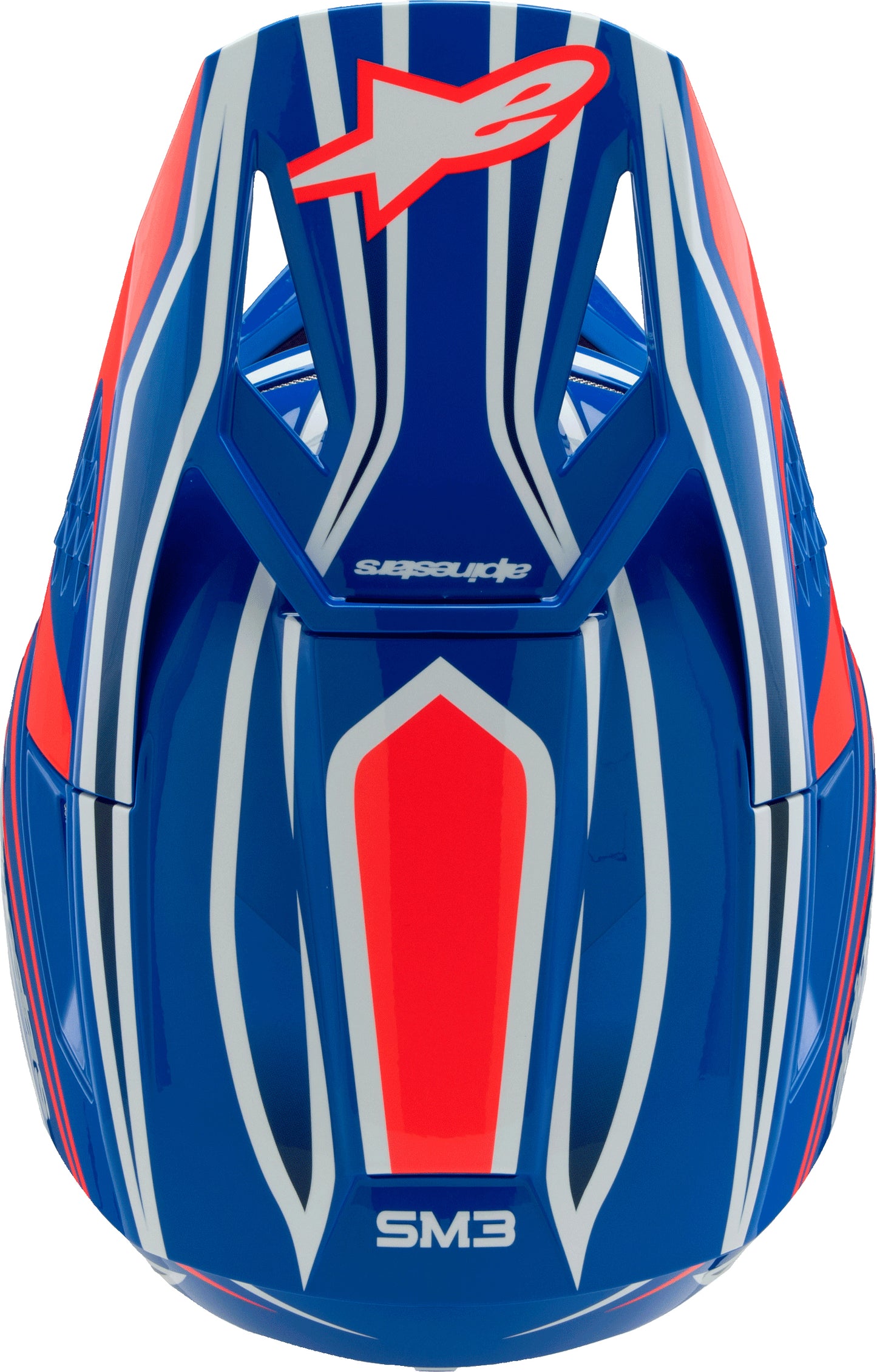 Alpinestars SM3 Youth Wurx Off-Road Helmet – Youth Small, Blue/Red/White/Black