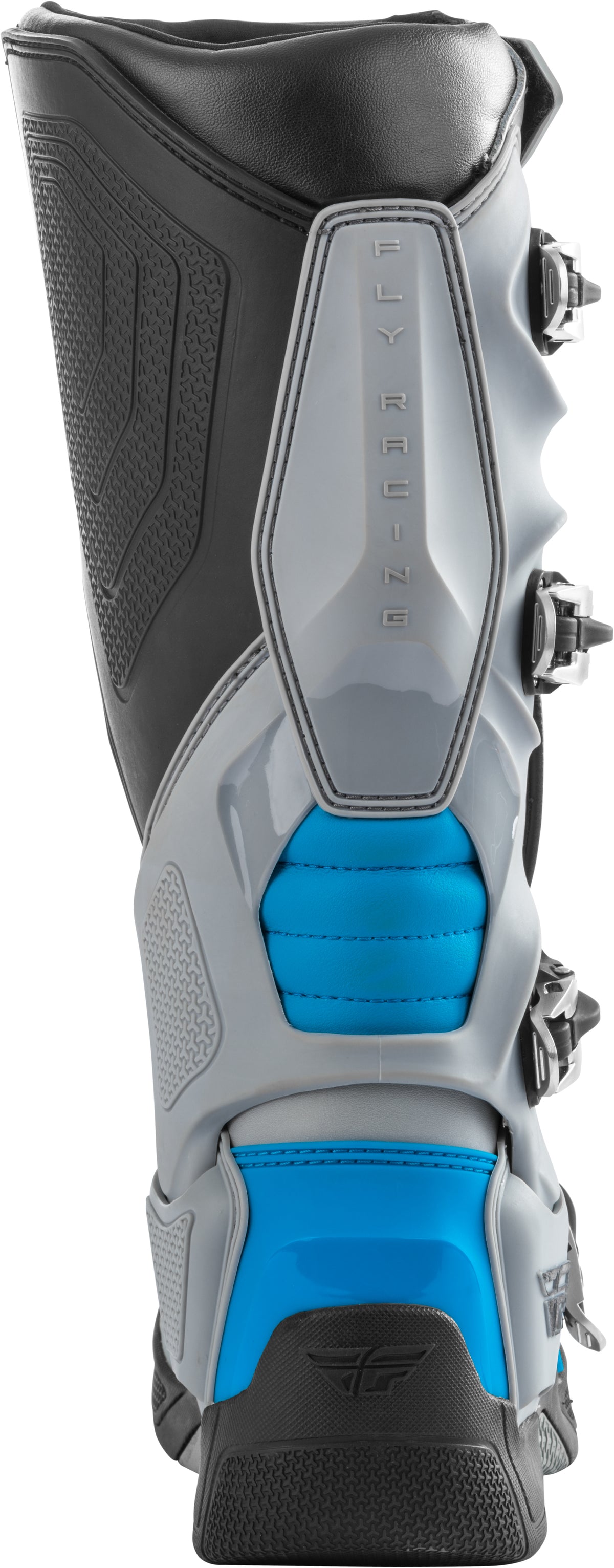 Fly Racing FR5 Offroad Boots Grey/Blue Size 8 – Durable and Impact-Resistant Offroad Footwear
