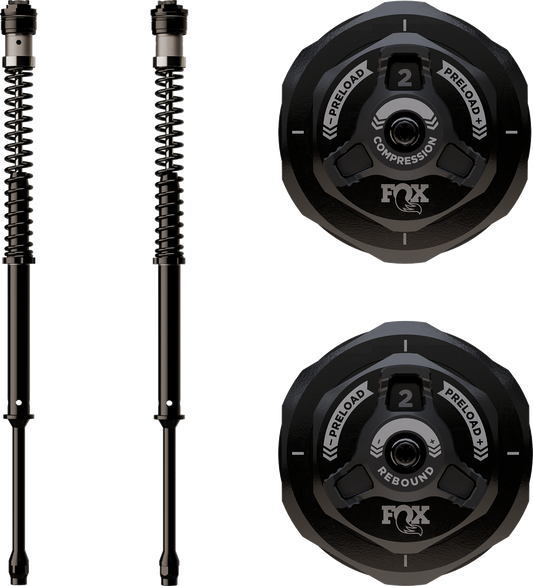 FOX Dual Adjustable 49mm Cartridge Kit for Harley-Davidson 2014 and Later Flh Models