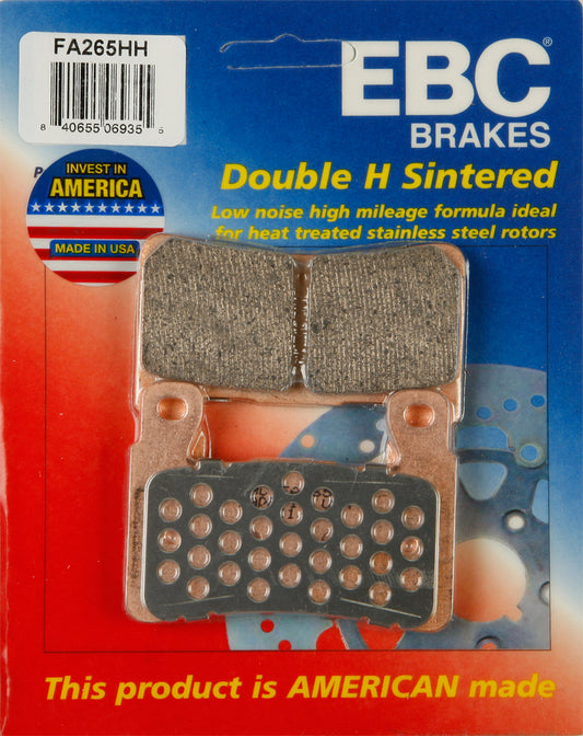EBC FA265HH Brake Pads for Honda RVT1000R RC51 and CBR954RR - OEM Equivalent Street Brake Pads