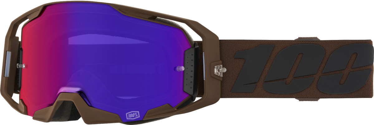 100-Percent Armatic Offroad Goggle with Silver Mirror Lens