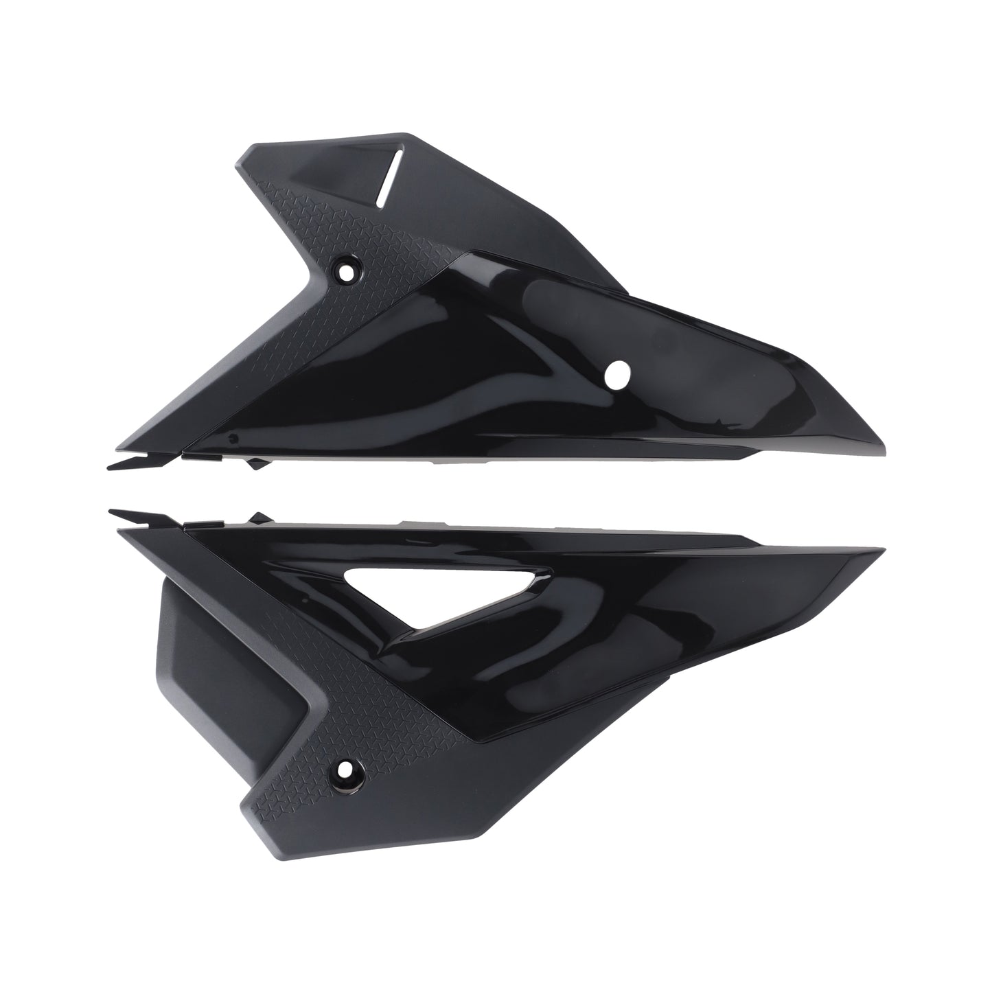 Acerbis CRF Offroad Side Panels Upper and Lower Set in Black (Part #2986030001)