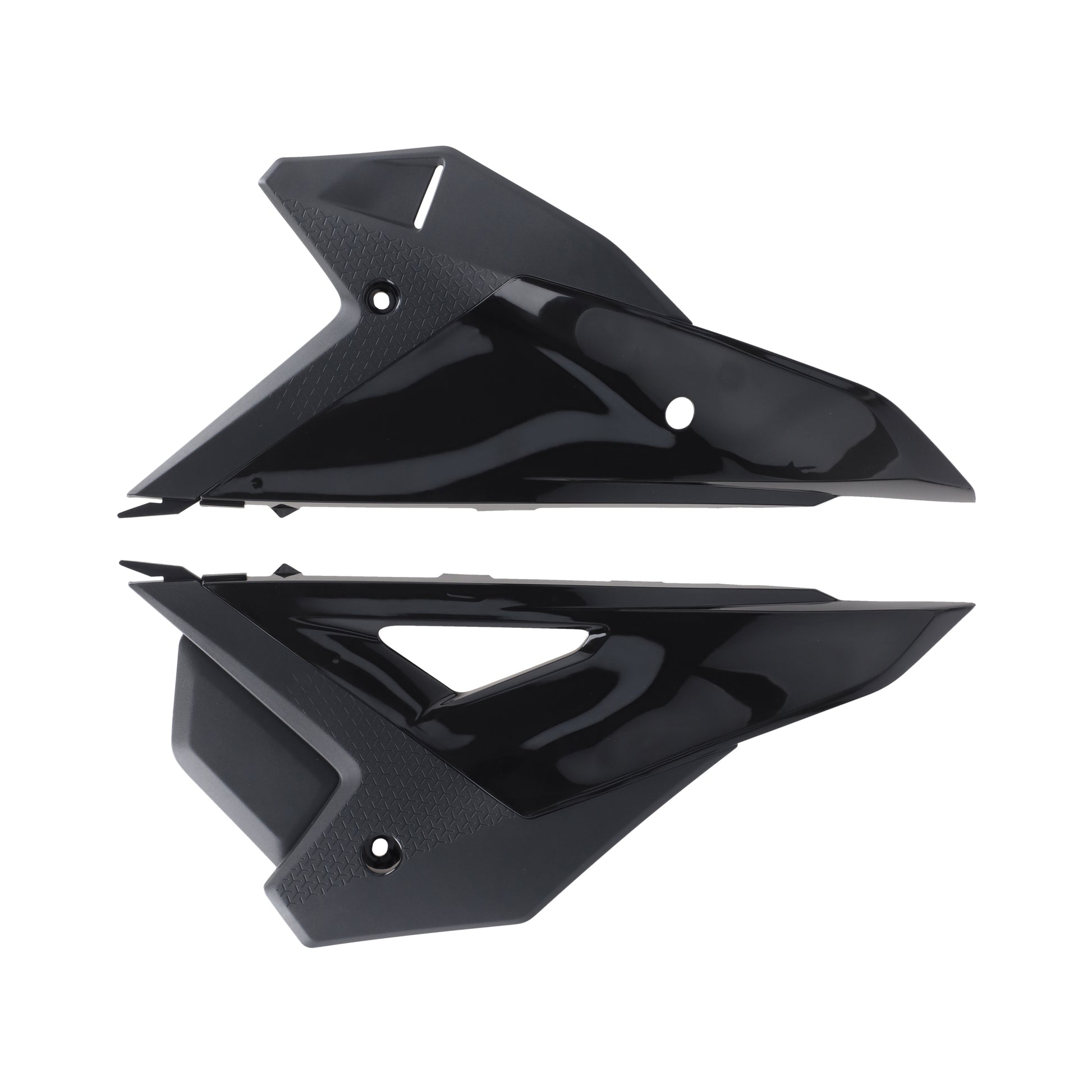 Acerbis CRF Offroad Side Panels Upper and Lower Set in Black (Part #2986030001)