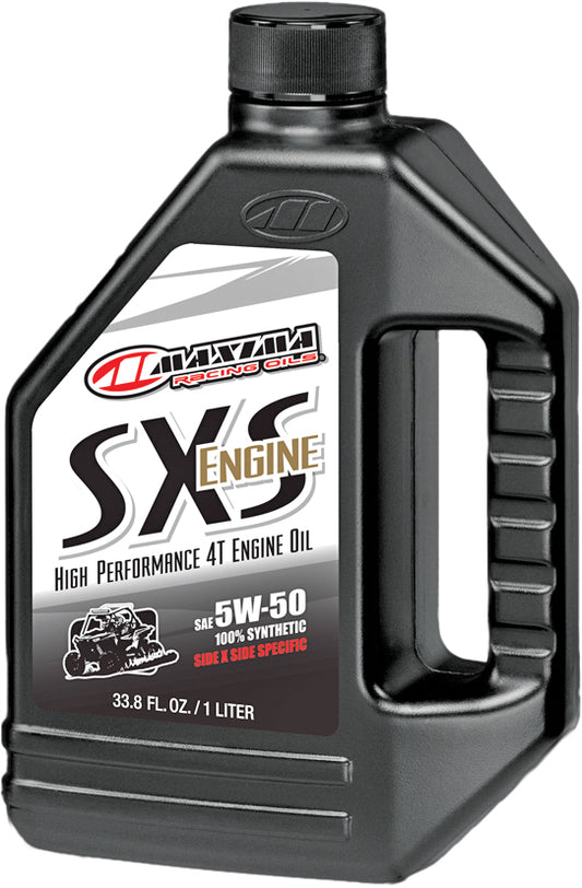 MAXIMA SXS Synthetic Engine Oil 5W-50 – 1 Quart for All OEM SXS Engines