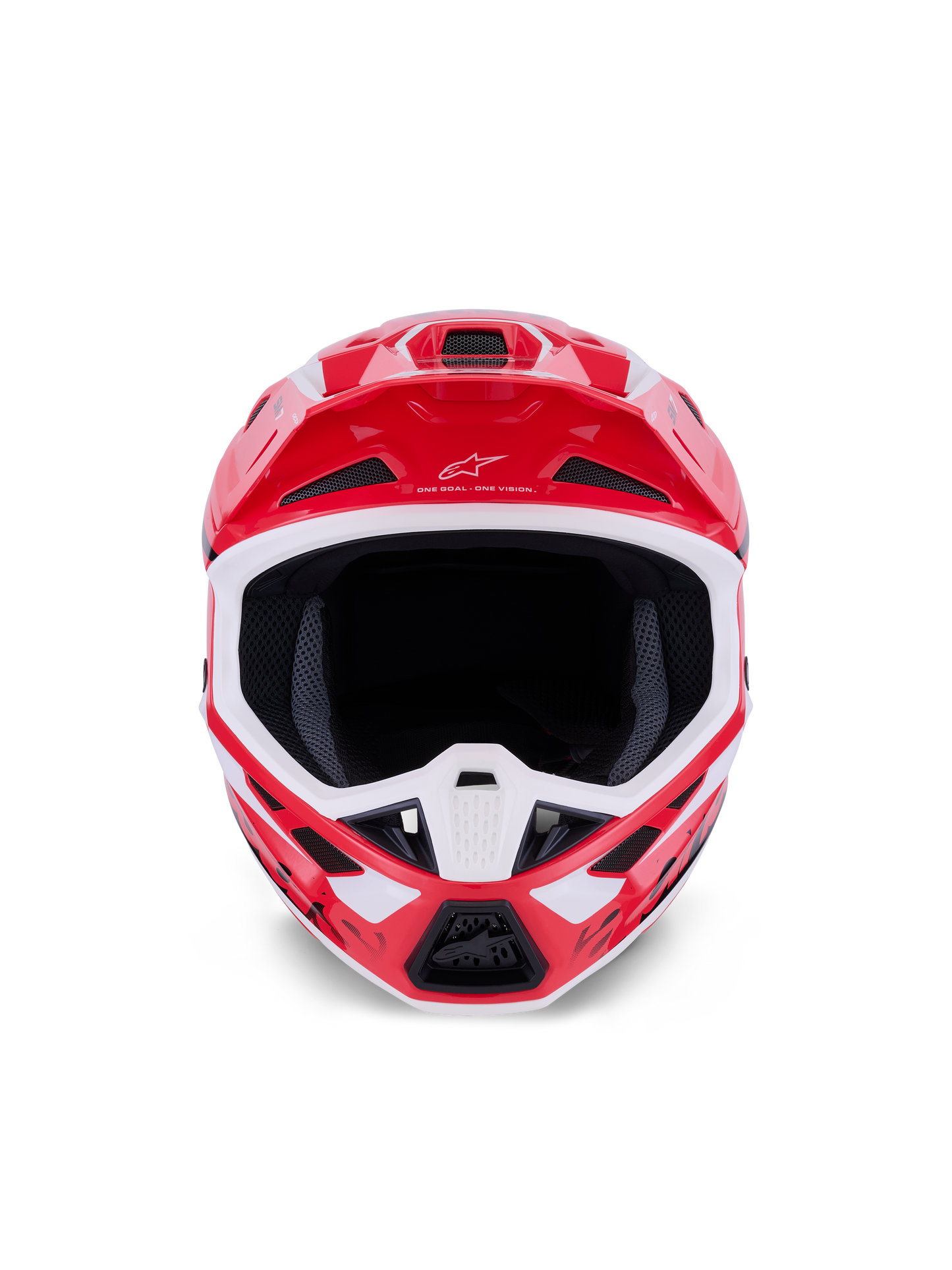 Alpinestars SM7 Deed Off-Road Helmet - X-Large Red/Black/White Gloss