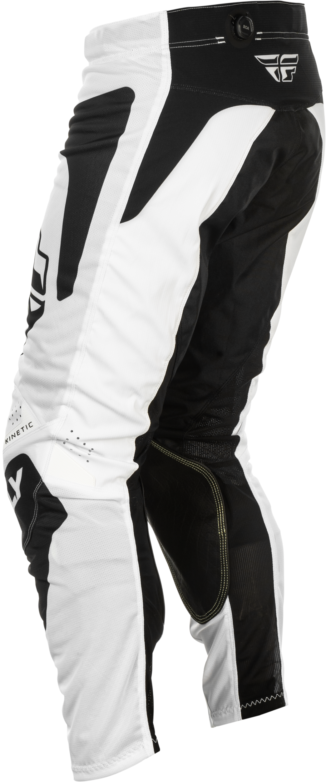 Fly Racing Kinetic Mesh Sym Pants White/Black Size US 30 – Offroad Motorcycle Riding Gear