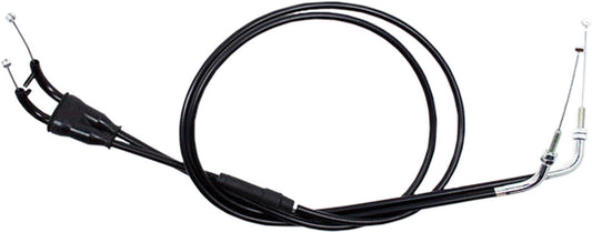 MOTION PRO Black Vinyl Throttle Push Pull Cable Set for Suzuki DR650 (1996-2005)