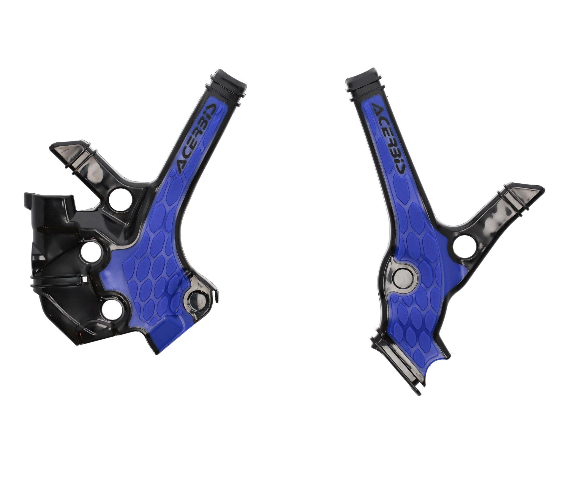 ACERBIS X Grip Frame Guard for Yamaha YZ85 Black/Blue – Offroad Motorcycle Protection and Grip Enhancement
