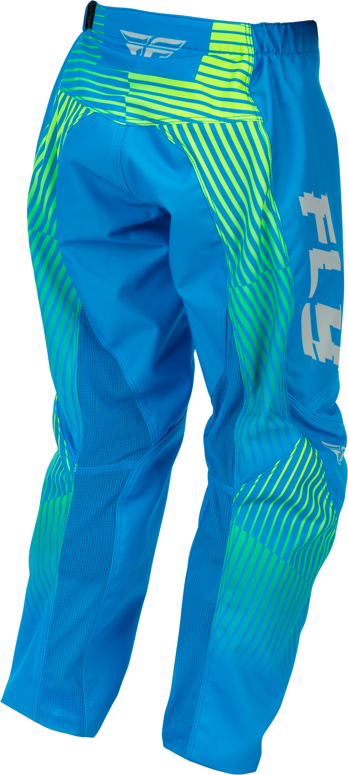 Fly Racing Youth F-16 Offroad Pants – Blue/Hi-Vis, Size US 20