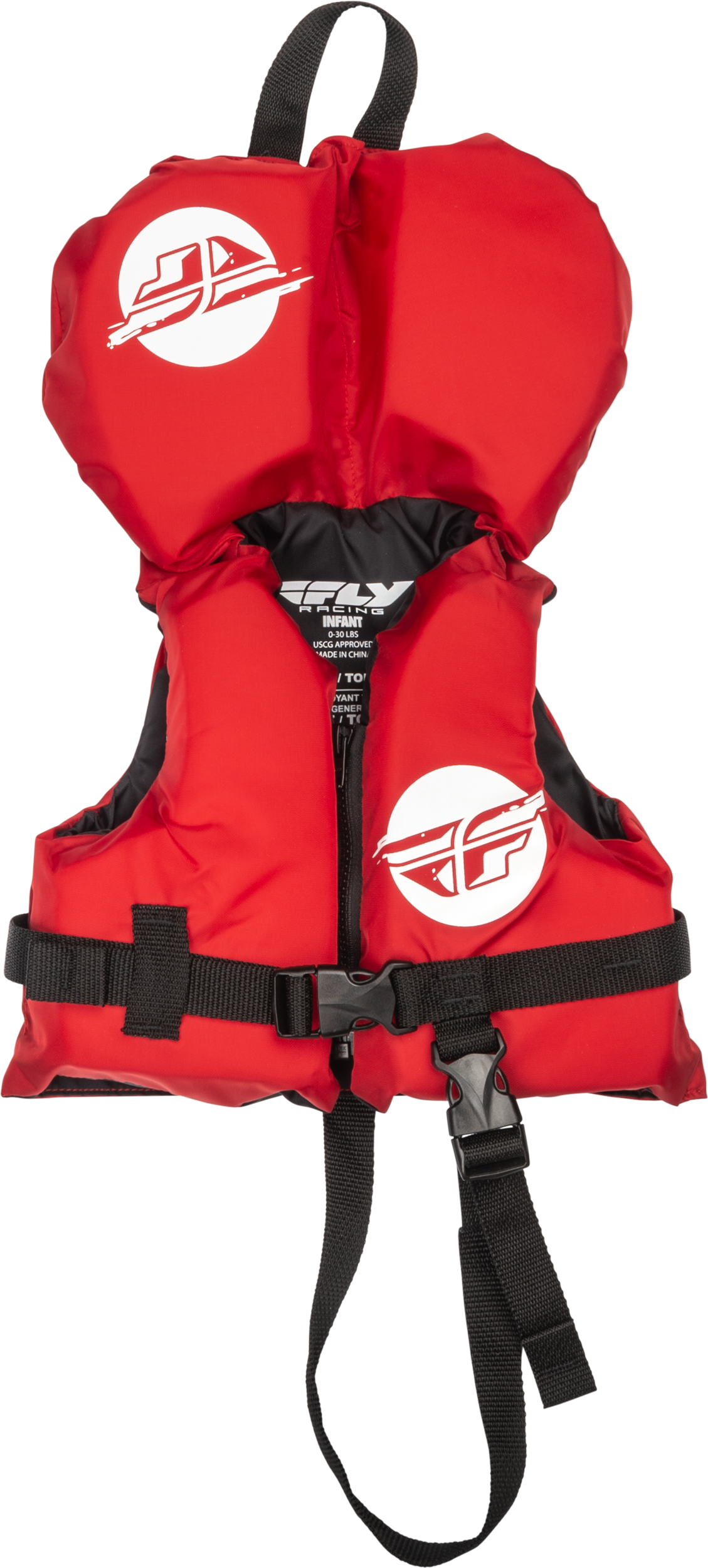 Fly Racing Infant Flotation Vest Red/White – Coast Guard Approved Child Life Vest