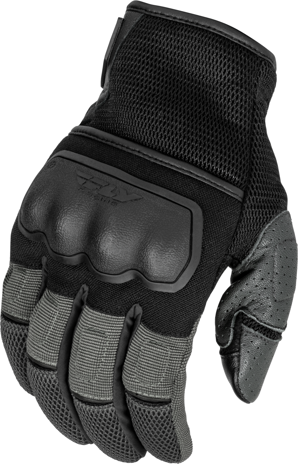 Fly Racing Coolpro Force Gloves Black/Grey 2X-Large - Cold Weather Motorcycle Gloves with Hard Knuckle Protection and Touch Screen Compatibility