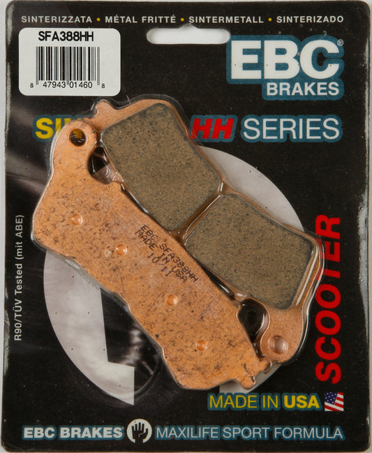 EBC Double-H Sintered Superbike Brake Pads SFA388HH for Scooter and Street Bikes