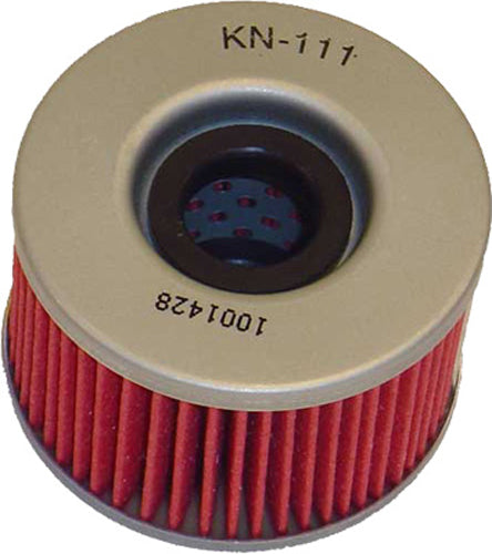 K&N KN-111 Synthetic Media Oil Filter for Honda ATV and UTV Models